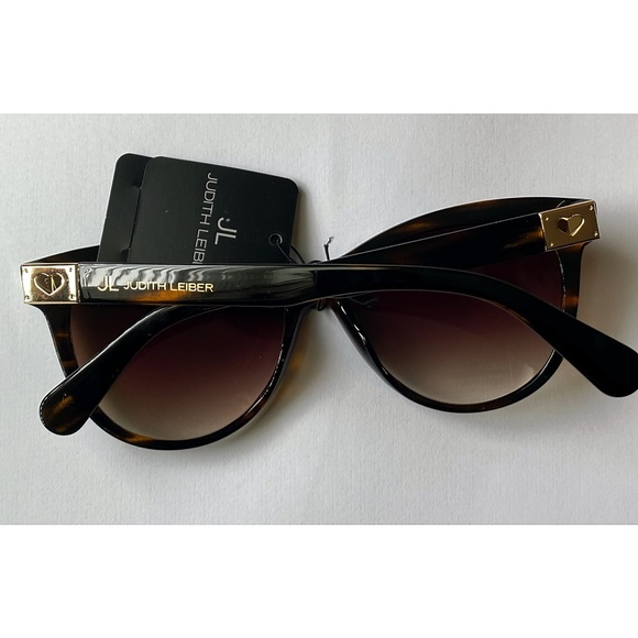 JL Judith Leiber Tortoise Butterfly Sunglasses - Picture 4 of 11